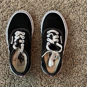 Toddler boy size 11 black vans